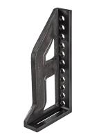 Упорный и крепежный угольник L300 с 11 отверстиями правый, Азотированный