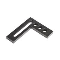 Горизонтальный крепежный угольник 150х125х12, Азотированный