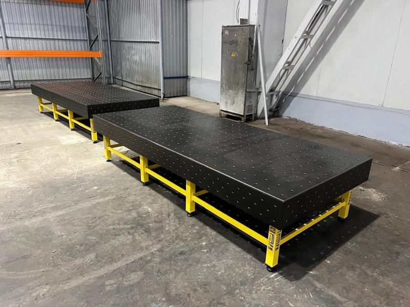 Компания ООО «ЭВТЕТИКА» приобрела у ООО «СТАРК-ПРОФИ» сварочные столы по индивидуальному заказу