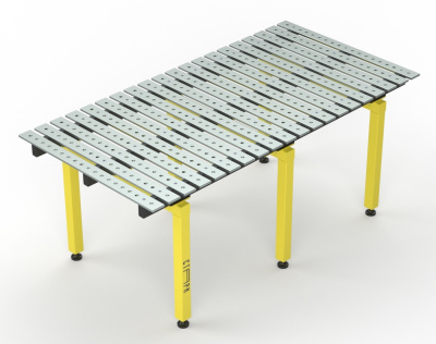 Стол сварочный c модульной системой из наборных пластин с фрезеровкой без азотирования