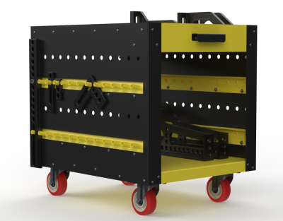 Модульная тележка на колесах