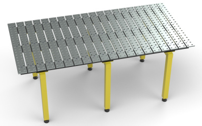 Стол сварочный c модульной системой из наборных пластин с фрезеровкой без азотирования