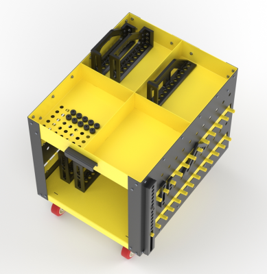 Модульная тележка на колесах