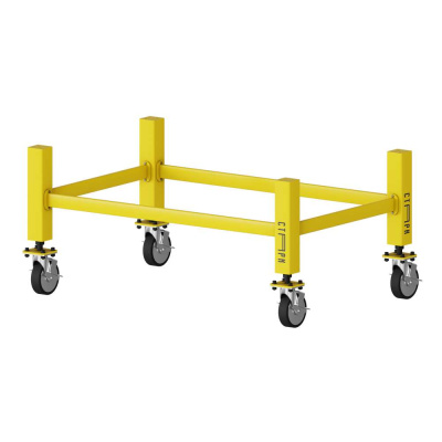 Опора на ролике с тормозом