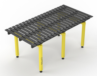 Стол сварочный c модульной системой из наборных пластин с фрезеровкой с азотированием
