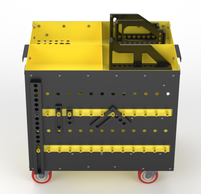 Модульная тележка на колесах