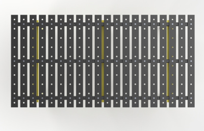 Стол сварочный c модульной системой из наборных пластин с фрезеровкой без азотирования