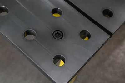 Стол сварочный c модульной системой из наборных пластин с фрезеровкой без азотирования