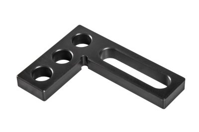 Горизонтальный крепежный угольник 110х80х14, Азотированный