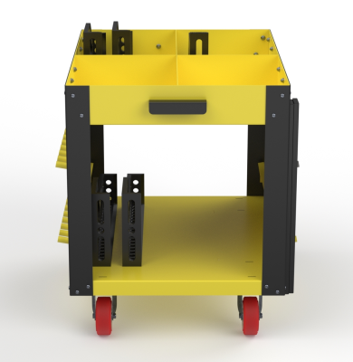Модульная тележка на колесах