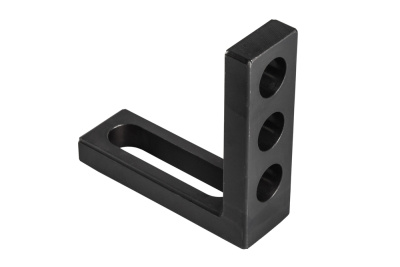 Упорный и крепежный угольник L90 с 3 отверстиями, Азотированный