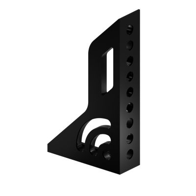 Упорный и крепежный угольник L500  поворотный левый, Азотированный