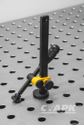 Струбцина с регулировкой по высоте (вертикальная), Азотированная